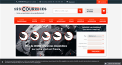 Desktop Screenshot of 123courroies.com